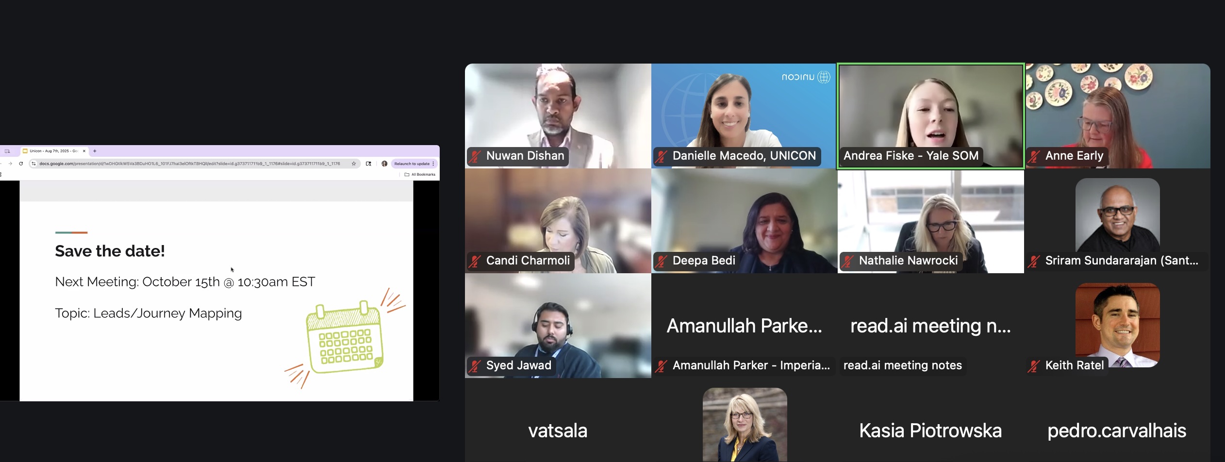 UNICON CRM Group Meeting, CRM in executive education
