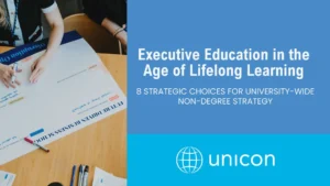 UNICON research report cover: Executive Education in the Age of Lifelong Learning