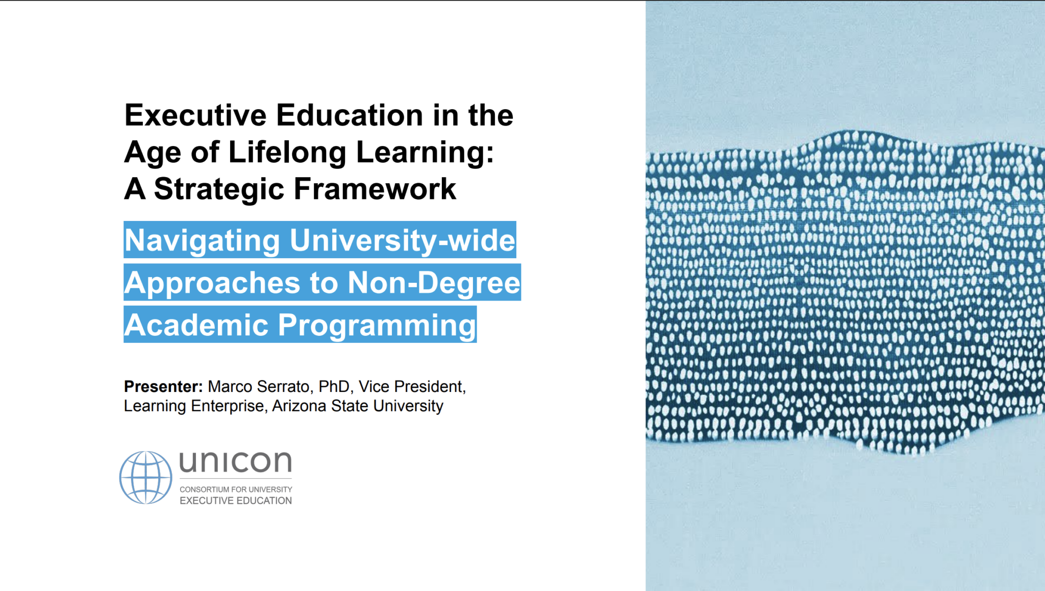 Executive Education & Lifelong Learning: UNICON Webinar Recap - UNICON