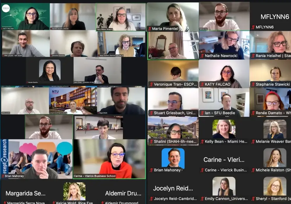 UNICON members connecting on a video call